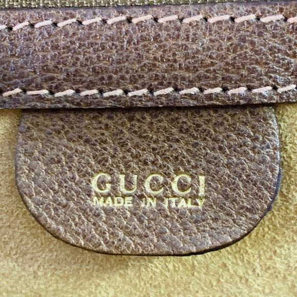 GUCCI Vintage Tan Pebble Grain Leather Combo Lock Briefcase - Picture 7 of 9